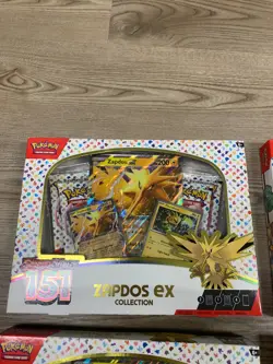 Pokemon TCG: Scarlet & Violet 151 Zapdos EX Collection Box (Lot of 3) - Image 5