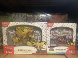 Pokemon TCG: Scarlet & Violet 151 Zapdos ex & Alakazam ex Collection Box Bundle - Image 1