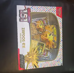 Pokemon TCG Scarlet & Violet 151 Factory Sealed Zapdos Ex Collection Box - Image 1
