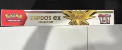 Zapdos EX Pokemon 151 TCG Scarlet & Violet Collection with 4 Booster Packs - Image 2