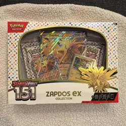 Pokemon TCG Scarlet & Violet 151 Zapdos ex Collection Promo Booster Box EN - Image 1