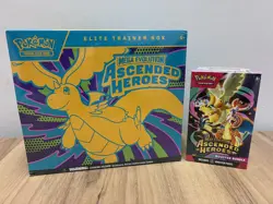 Pokemon TCG Mega Evolutions Ascended Heroes ETB And Booster Bundle Brand New - Image 1