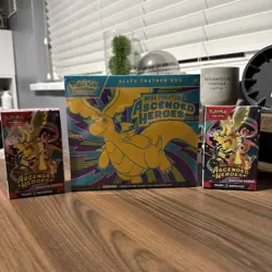 Pokemon Ascended Heroes Etb Elite Trainer Box And 2 Booster Bundle Box , New - Image 1