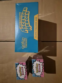 Pokemon Ascended Heroes Etb Elite Trainer Box And 2 Booster Bundle Box , New - Image 3