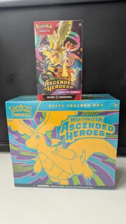 Pokemon TCG Ascended Heroes Etb And Ascended Heroes Booster Bundle New, Sealed! - Image 1