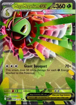Mega Meganium ex Holo Promo Jumbo Cards 034 NM - Image 1