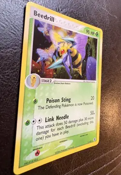 Beedrill 1/112 Holo Rare EX FireRed LeafGreen NM Pokemon Card 2004 - Image 4