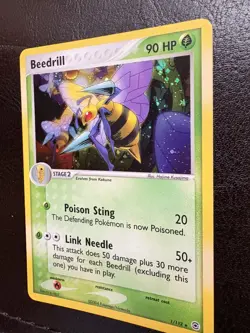 Beedrill 1/112 Holo Rare EX FireRed LeafGreen NM Pokemon Card 2004 - Image 5