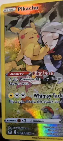Pikachu TG05/TG30 Lost Origin Trainer Gallery - Pokemon Card - Good condition - Image 3