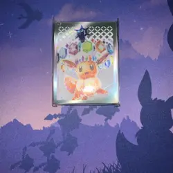 Pokemon TCG Eevee Sealed Card Sleeves x65 from Prismatic Evolutions ETB - Image 1