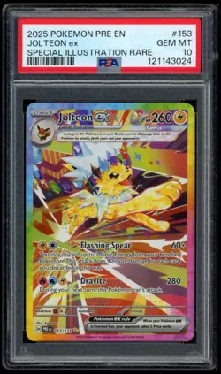 Jolteon EX 153/131 Prismatic Evolutions - PSA 10 - Pokemon Card - Image 1