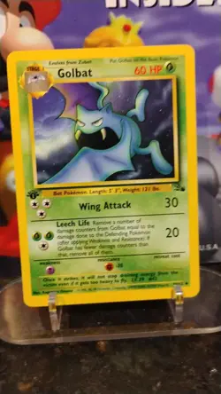 GOLBAT Fossil Series POKEMON 1st Edition Non-Holo 1999 Trading Card 34/62 - Image 1