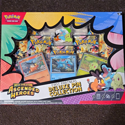 Pokemon TCG Mega Evolution—Ascended Heroes Deluxe Pin Collection 3 Promo Cards - Image 1