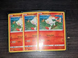 3x Scorbunny - (Cosmos Holo) SWSH244 SWSH: Sword & Shield Promo Cards Holo - Image 1