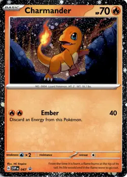 Charmander - (Cosmos Holo) Promo SV: Scarlet & Violet Promo Cards 047 NM - Image 1
