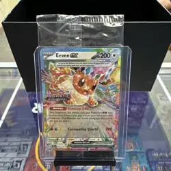 Pokemon TCG Eevee EX 075/131 STAMPED PROMO Card Prismatic Evolutions SEALED - Image 1