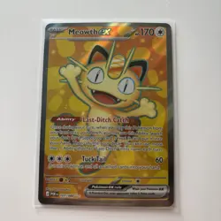 Meowth ex 107/088 Ultra Rare Perfect Order Pokemon Holo Near Mint - Image 1