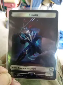EXACT CARD PICTURED Hero / Knight Token FIN T 0003 / 0010 MTG Final Fantasy Foil - Image 2