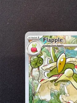 Pokemon TCG Flapple Surging Sparks Illustration Rare Card 210/191 - Image 2