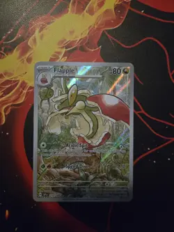 Pokemon TCG Flapple Surging Sparks Illustration Rare Card 210/191 - Image 1