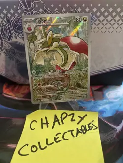 Pokemon TCG Flapple Illustration Rare Card Surging Sparks Series 210/191 - Image 1