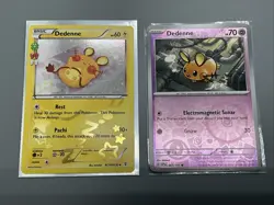 Dedenne RC10/RC32 Generations Radient Collection Ultra Rare Holo Pokemon Card - Image 1