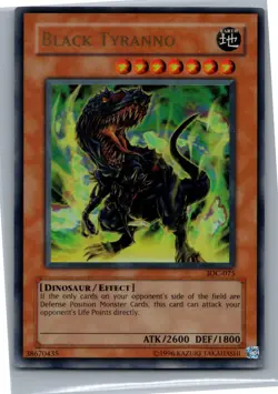 Black Tyranno Ultra Rare Invasion of Chaos IOC-075 LP - Image 1
