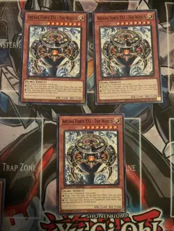 3x Yu-Gi-Oh! Speed Duel Arcana Force XXI- The World Common SGX4-ENB01 - Image 1