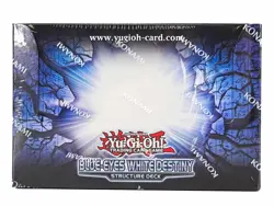 Konami Yu-Gi-Oh! TCG Blue-Eyes White Destiny Structure Deck Display - Sealed - Image 1