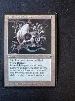 Black Mana Battery - MTG - Legends - Moderately Played - Image 1