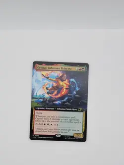 MTG Crystal, Inhuman Princess (Extended Art) Regular 0398- Commander: Marvel - Image 1