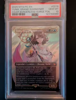 Yuna, Grand Summoner MTG Card PSA 10 Gem Mint Surge Foil - Image 1