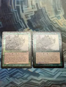 MTG 2X Foil Krosan Tusker Onslaught ( 1X EX/LP- & 1X MP ) - Image 5