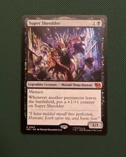 TMNT MTG Super Shredder 0083 Rare Legendary Creature - Image 1