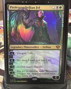 Professor Dellian Fel - Secrets of Strixhaven (Near Mint) (FOIL) - Image 1