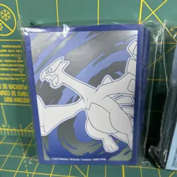 2 Pokemon Center Silver Tempest ETB Card Sleeves Elite Trainer Lugia Vulpix - Image 2