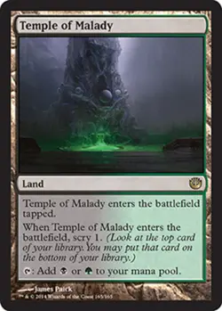 [4x] Temple of Malady Near Mint, English Journey Into Nyx MTG Magic - Image 1