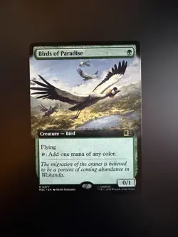 MTG Marvel Super Heroes Birds of Paradise Extended Art 0377 Non-Foil - Image 1