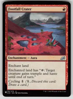 Footfall Crater Uncommon The List Reprints 118 MTG Near Mint 2020 - Image 1
