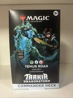 Temur Roar Commander Deck MTG Tarkir Dragonstorm Sealed English Magic Precon - Image 1