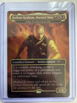 Joshua Graham, Burned Man - Isshin, Two Heavens as One #2459 FOIL Secret Lair NM - Image 1