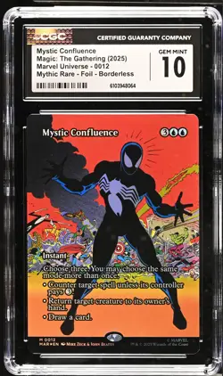 MYSTIC CONFLUENCE Marvel Universe Eternal Foil Mythic CGC 10 MTG [Nostalgium] - Image 1
