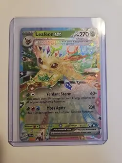 Pokemon TCG Leafeon EX Double Rare Holo Card 006/131 Prismatic Evolutions - Image 1