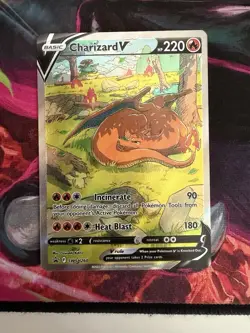 Pokemon TCG - Charizard V SWSH260 Sword & Shield Promo Holo Card Alt Art | NM - Image 1