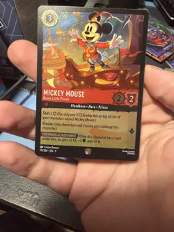 Disney Lorcana Fabled Mickey Mouse - Brave Little Prince 111/204 Cold Foil - Image 1