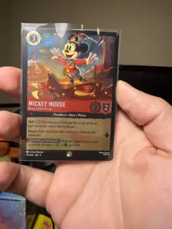Disney Lorcana Fabled Mickey Mouse - Brave Little Prince 111/204 Cold Foil - Image 2