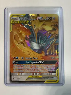Pokemon TCG - Moltres Zapdos Articuno GX 44/68 Hidden Fates Tag Team Card | NM - Image 1