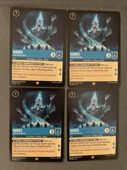 Disney Lorcana TCG Hades Infernal Schemer First Chapter -full Play Set - Image 1
