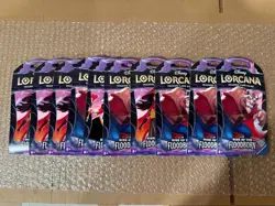 Disney Lorcana: Rise of the Floodborn Sleeved Booster Pack X 10 - Image 1