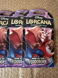 Disney Lorcana: Rise of the Floodborn Sleeved Booster Pack X 10 - Image 2